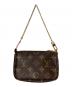 LOUIS VUITTON (ルイ ヴィトン) ミニ・ポシェット・アクセソワール ブラウン：75000円