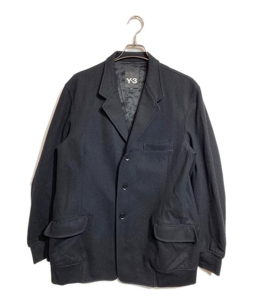 Y-3（ワイスリー）Y-3 (ワイスリー) 3Bウールリブジャケット ブラック サイズ:Ｌの古着・服飾アイテム