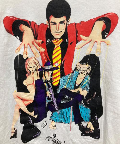 SUPREME（シュプリーム）Supreme (シュプリーム) UNDERCOVER (アンダーカバー) Lupin Tee ホワイト サイズ:Mの古着・服飾アイテム