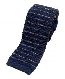 COMME des GARCONS HOMME（コムデギャルソン オム）の古着「ニットタイ/Knit tie」｜ネイビー