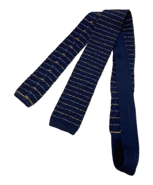 COMME des GARCONS HOMME（コムデギャルソン オム）COMME des GARCONS HOMME (コムデギャルソン オム) ニットタイ/Knit tie ネイビー サイズ:不明の古着・服飾アイテム