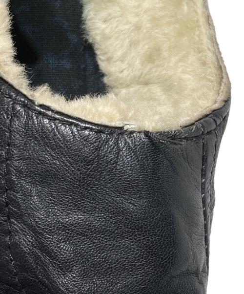 DIESEL（ディーゼル）DIESEL (ディーゼル) ムートンベスト ブラック サイズ:なしの古着・服飾アイテム