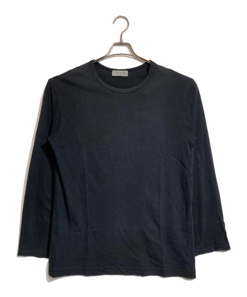 Yohji Yamamoto pour homme（ヨウジヤマモト プールオム）Yohji Yamamoto pour homme (ヨウジヤマモト プールオム) カルティマ天竺丸首長袖カットソー ブラック サイズ:3の古着・服飾アイテム
