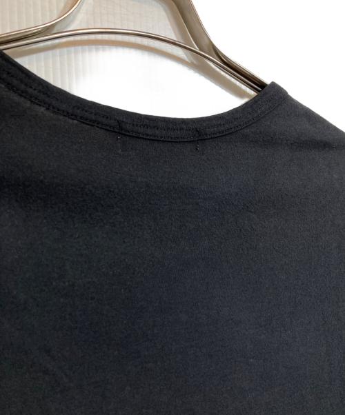 Yohji Yamamoto pour homme（ヨウジヤマモト プールオム）Yohji Yamamoto pour homme (ヨウジヤマモト プールオム) カルティマ天竺丸首長袖カットソー ブラック サイズ:3の古着・服飾アイテム