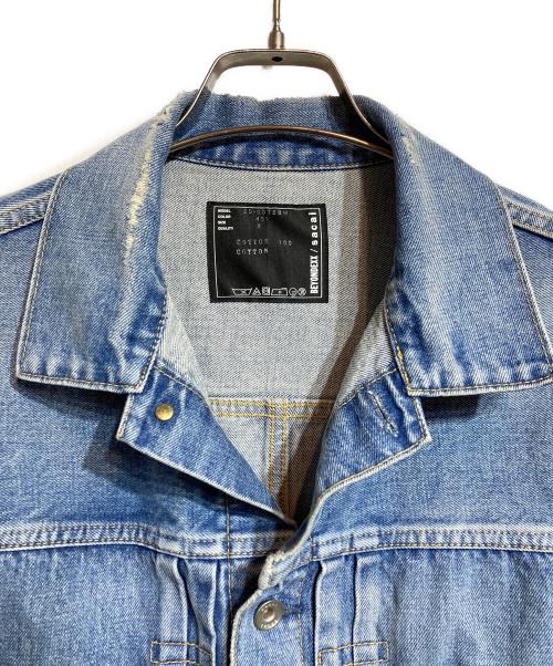 sacai（サカイ）sacai (サカイ) BEYONDEXX (ビヨンデックス) Denim Jacket ブルー サイズ:2の古着・服飾アイテム