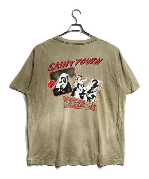 SAINT MICHAEL（セントマイケル）SAINT MICHAEL (セントマイケル) SS TEE/IN HEAVEN/インヘブン ベージュ サイズ:XXLの古着・服飾アイテム
