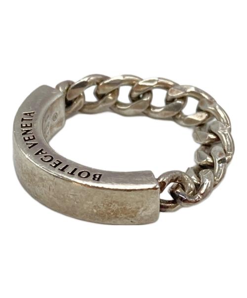 BOTTEGA VENETA（ボッテガベネタ）BOTTEGA VENETA (ボッテガベネタ) IDチェーンリング シルバー サイズ:なしの古着・服飾アイテム