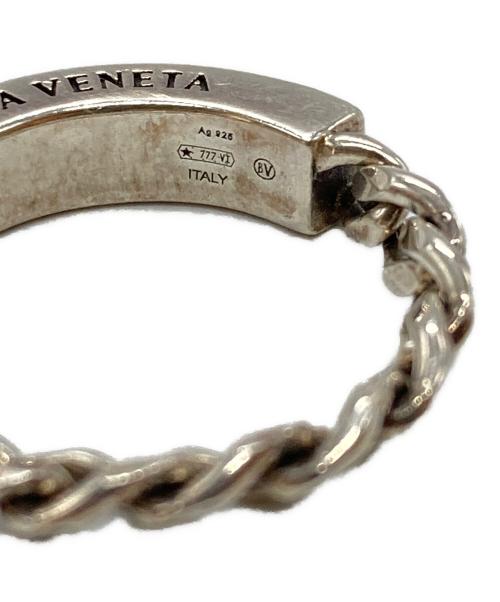 BOTTEGA VENETA（ボッテガベネタ）BOTTEGA VENETA (ボッテガベネタ) IDチェーンリング シルバー サイズ:なしの古着・服飾アイテム