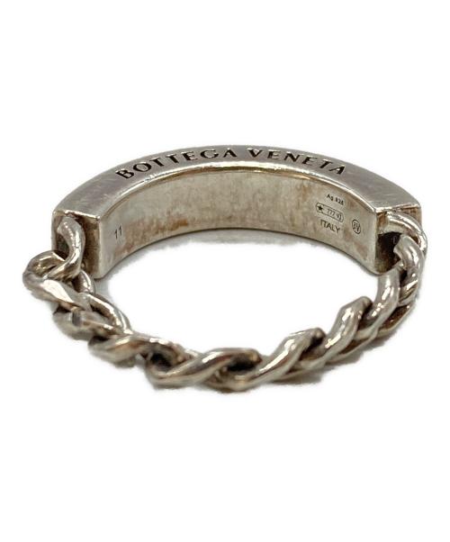 BOTTEGA VENETA（ボッテガベネタ）BOTTEGA VENETA (ボッテガベネタ) IDチェーンリング シルバー サイズ:なしの古着・服飾アイテム