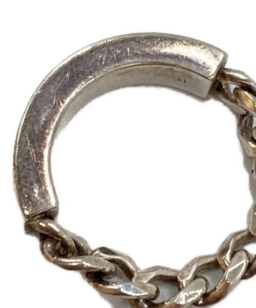 BOTTEGA VENETA（ボッテガベネタ）BOTTEGA VENETA (ボッテガベネタ) IDチェーンリング シルバー サイズ:なしの古着・服飾アイテム