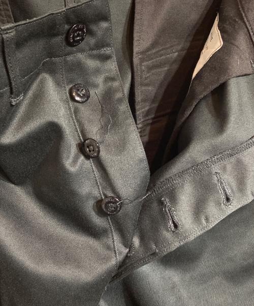 HYKE（ハイク）HYKE (ハイク) T C WEST POINT ARMY WIDE LEG CHINOSワークパンツ ブラック サイズ:XXLの古着・服飾アイテム