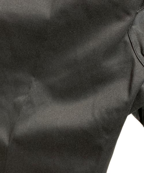 HYKE（ハイク）HYKE (ハイク) T C WEST POINT ARMY WIDE LEG CHINOSワークパンツ ブラック サイズ:XXLの古着・服飾アイテム