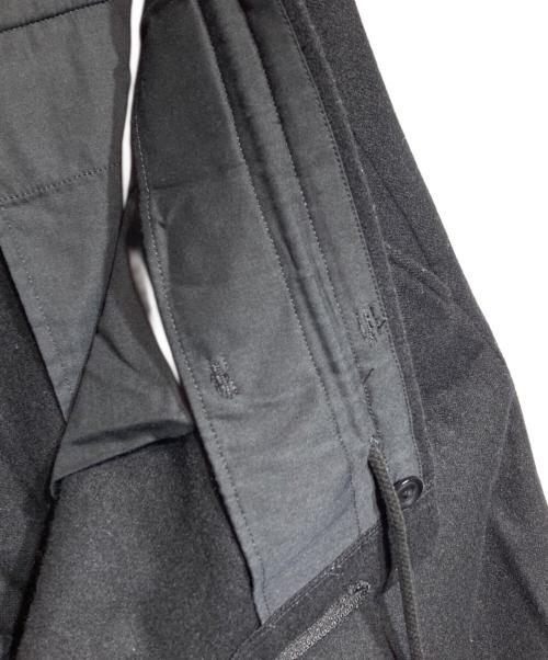 Yohji Yamamoto pour homme（ヨウジヤマモト プールオム）Yohji Yamamoto pour homme (ヨウジヤマモト プールオム) ウールナイロン紐パンツ ブラック サイズ:2の古着・服飾アイテム