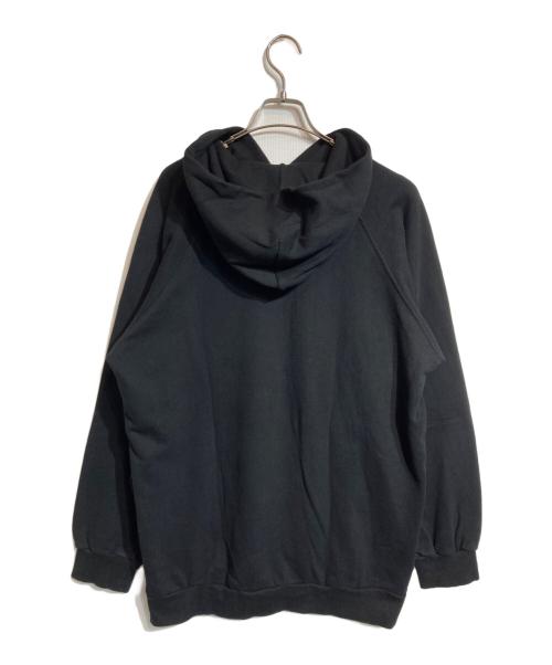 GROUND Y（グラウンドワイ）GROUND Y (グラウンドワイ) Upside Down LOGO Side Zipper Hoodie ブラック サイズ:3の古着・服飾アイテム