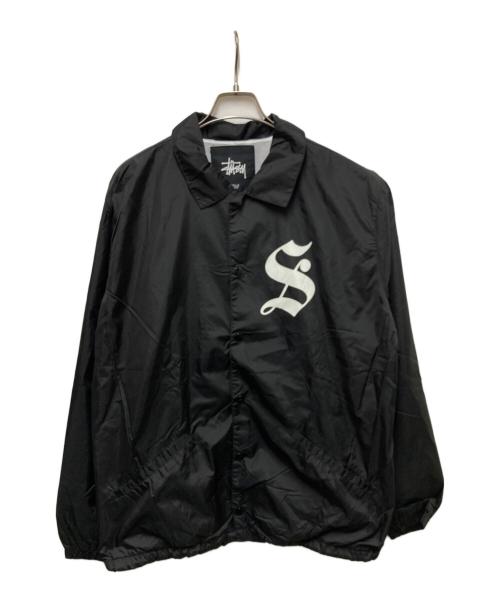 stussy（ステューシー）stussy (ステューシー) コーチジャケット ブラック サイズ:Lの古着・服飾アイテム