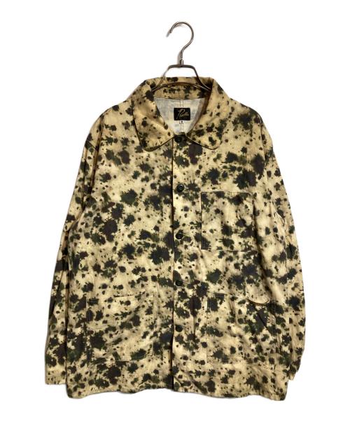 Needles（ニードルズ）Needles (ニードルズ) D.N.Coverall-C/L Canvas/Pt. ベージュ×グリーン サイズ:Mの古着・服飾アイテム