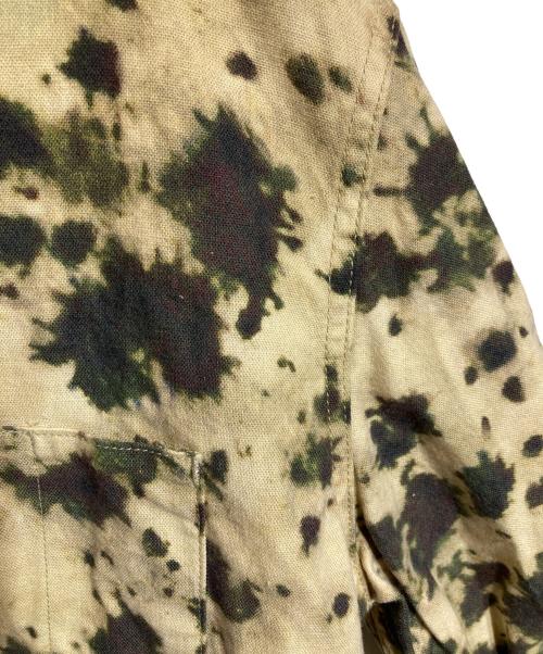 Needles（ニードルズ）Needles (ニードルズ) D.N.Coverall-C/L Canvas/Pt. ベージュ×グリーン サイズ:Mの古着・服飾アイテム