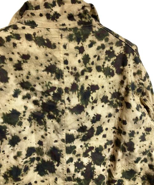 Needles（ニードルズ）Needles (ニードルズ) D.N.Coverall-C/L Canvas/Pt. ベージュ×グリーン サイズ:Mの古着・服飾アイテム