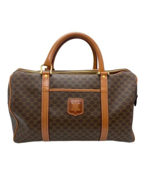 CELINE（セリーヌ）CELINE (セリーヌ) マカダム柄ミニボストンバッグ ブラウンの古着・服飾アイテム