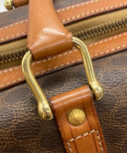 CELINE（セリーヌ）CELINE (セリーヌ) マカダム柄ミニボストンバッグ ブラウンの古着・服飾アイテム