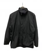 stussyステューシー）の古着「ナイロンジップジャケット」｜ブラック