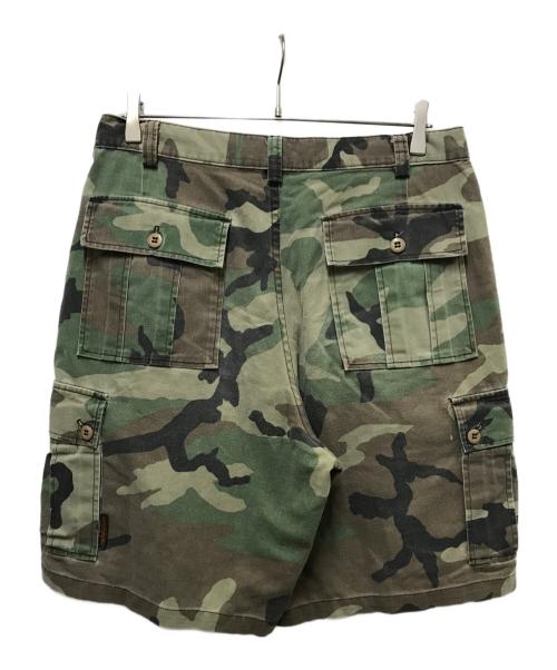 stussy（ステューシー）stussy (ステューシー) カモフラハーフパンツ ブラウン サイズ:34の古着・服飾アイテム