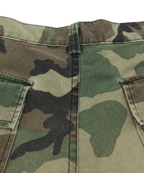 stussy（ステューシー）stussy (ステューシー) カモフラハーフパンツ ブラウン サイズ:34の古着・服飾アイテム