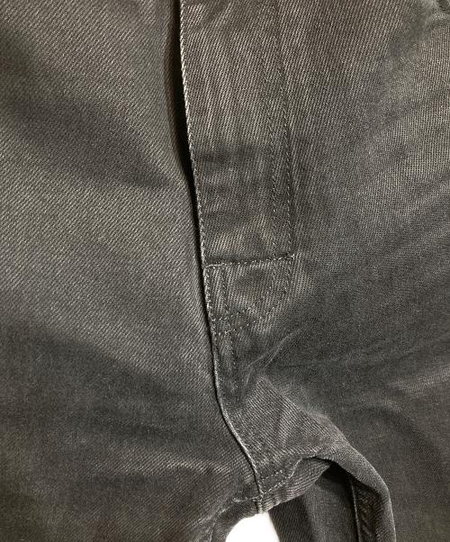 RAF SIMONS（ラフシモンズ）RAF SIMONS (ラフシモンズ) ロゴパッチクロップドデニム ブラック サイズ:30の古着・服飾アイテム
