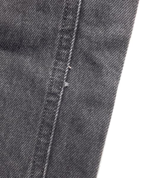 RAF SIMONS（ラフシモンズ）RAF SIMONS (ラフシモンズ) ロゴパッチクロップドデニム ブラック サイズ:30の古着・服飾アイテム