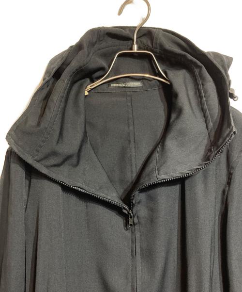 Yohji Yamamoto pour homme（ヨウジヤマモト プールオム）Yohji Yamamoto pour homme (ヨウジヤマモト プールオム) ウールギャバフーデットジャケット ブラック サイズ:2の古着・服飾アイテム