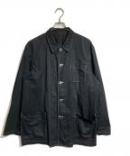 COMME des GARCONS HOMMEコムデギャルソン オム）の古着「製品染めステッチジャケット」｜ブラック