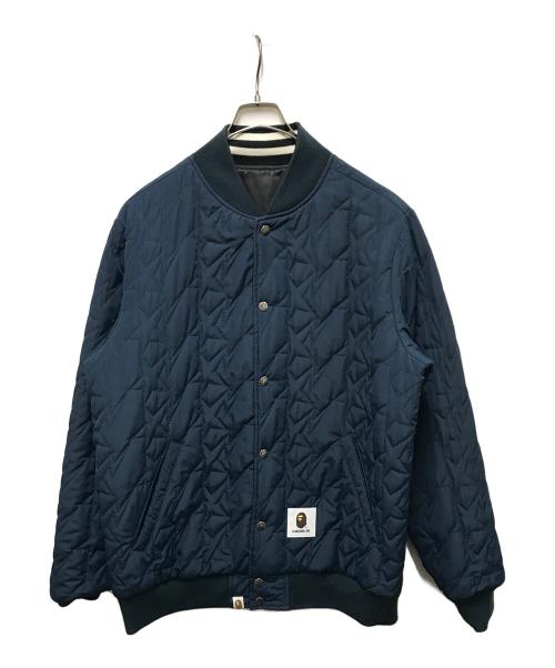 A BATHING APE（ア ベイシング エイプ）A BATHING APE (ア ベイシング エイプ) リバーシブルスタジャン ブラック サイズ:XLの古着・服飾アイテム