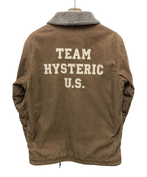 Hysteric Glamour（ヒステリックグラマー）Hysteric Glamour (ヒステリックグラマー) Ｎ-1デッキジャケット ブラウン サイズ:FREEの古着・服飾アイテム