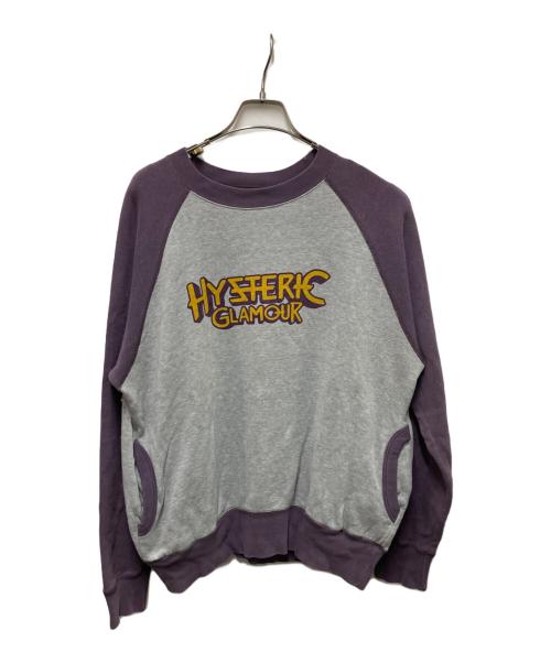 histeric（ヒステリック）histeric (ヒステリック) ラグランスウェット パープル サイズ:FREEの古着・服飾アイテム