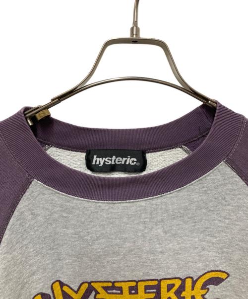 histeric（ヒステリック）histeric (ヒステリック) ラグランスウェット パープル サイズ:FREEの古着・服飾アイテム