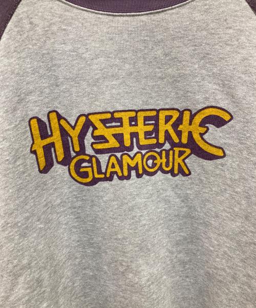 histeric（ヒステリック）histeric (ヒステリック) ラグランスウェット パープル サイズ:FREEの古着・服飾アイテム