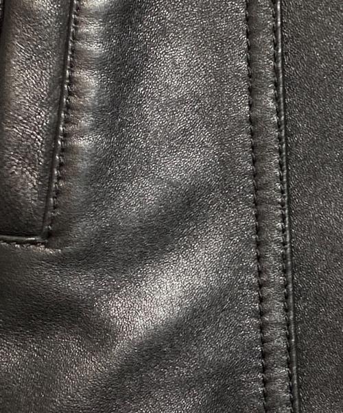 Saint Laurent Paris（サンローランパリ）Saint Laurent Paris (サンローランパリ) レザートラッカージャケット ブラック サイズ:48の古着・服飾アイテム