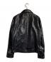TMT (ティーエムティー) WAX COW LEATHER BLOUSON ブラック サイズ:M：13000円