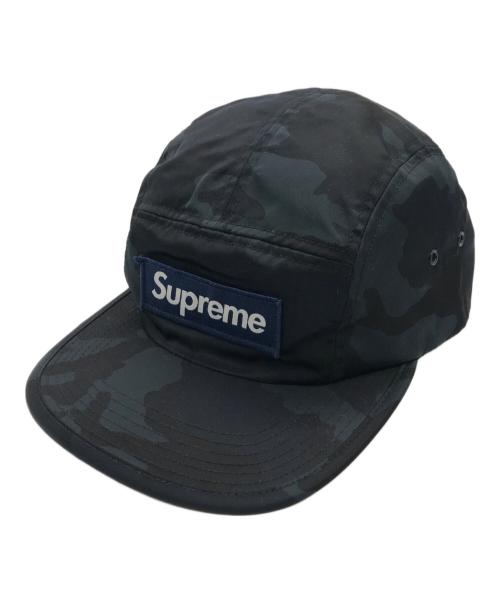 SUPREME（シュプリーム）Supreme (シュプリーム) Nylon Camo Camp Cap ネイビーの古着・服飾アイテム