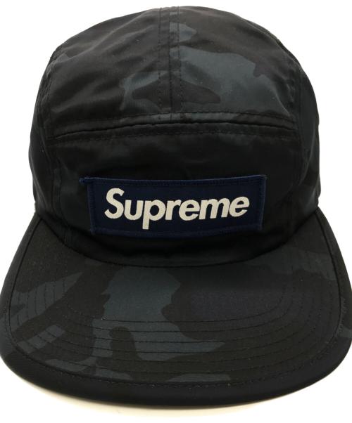 SUPREME（シュプリーム）Supreme (シュプリーム) Nylon Camo Camp Cap ネイビーの古着・服飾アイテム