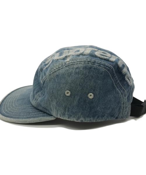 SUPREME（シュプリーム）Supreme (シュプリーム) Top Logo Denim Camp Cap インディゴの古着・服飾アイテム