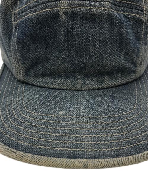 SUPREME（シュプリーム）Supreme (シュプリーム) Top Logo Denim Camp Cap インディゴの古着・服飾アイテム