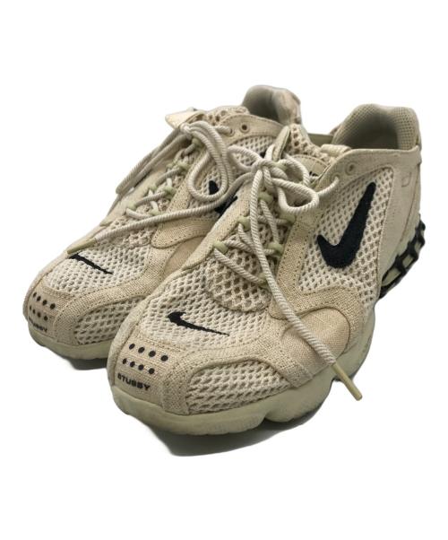 NIKE（ナイキ）NIKE (ナイキ) stussy (ステューシー) Air Zoom Spiridon CG 2 アイボリー サイズ:27.5cmの古着・服飾アイテム