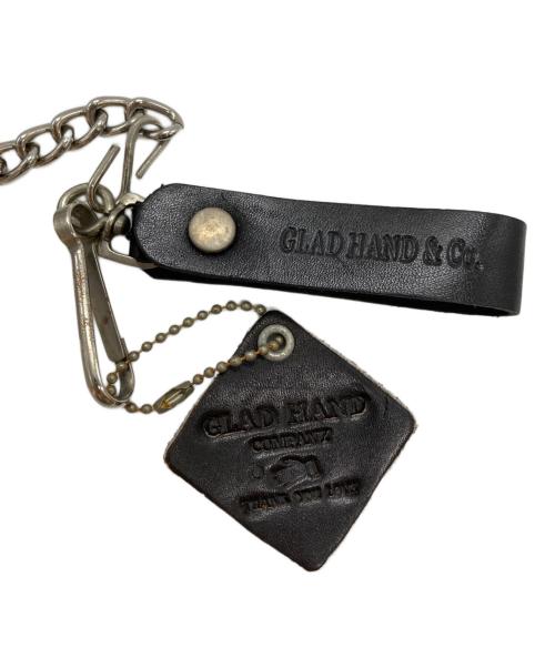 GLAD HAND（グラッドハンド）GLAD HAND (グラッドハンド) NORTH&JUDD CARD WALLET&CHAIN ブラックの古着・服飾アイテム