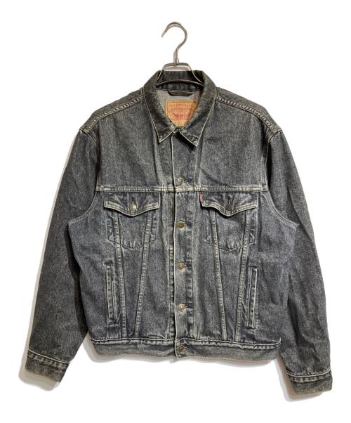 LEVI'S（リーバイス）LEVI'S (リーバイス) 先染めブラックデニムジャケット ブラック サイズ:Ｌの古着・服飾アイテム
