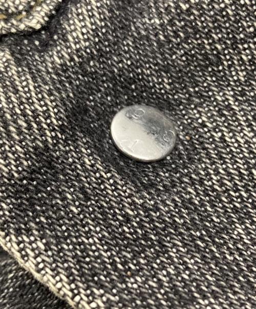 LEVI'S（リーバイス）LEVI'S (リーバイス) 先染めブラックデニムジャケット ブラック サイズ:Ｌの古着・服飾アイテム