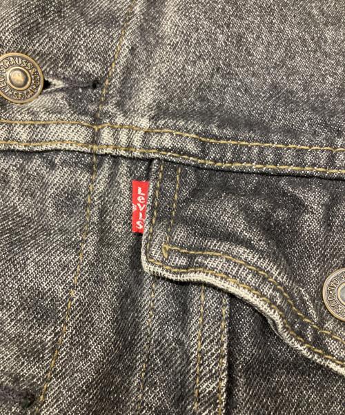 LEVI'S（リーバイス）LEVI'S (リーバイス) 先染めブラックデニムジャケット ブラック サイズ:Ｌの古着・服飾アイテム