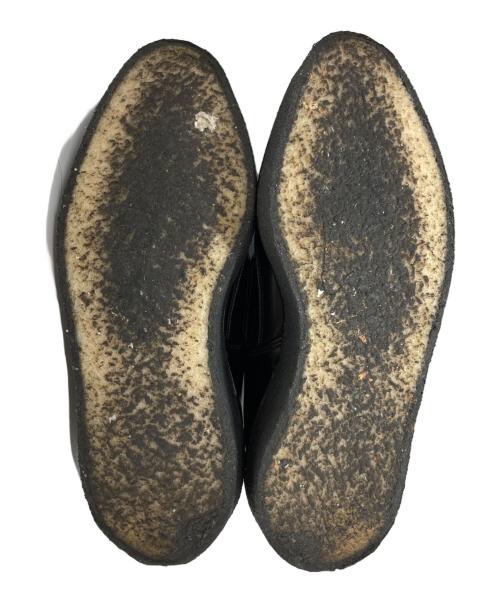 COMME des GARCONS HOMME PLUS（コムデギャルソンオムプリュス）COMME des GARCONS HOMME PLUS (コムデギャルソンオムプリュス) GEORGE COX (ジョージコックス) サイドストラップクリーパーソールシューズ ブラック サイズ:6の古着・服飾アイテム