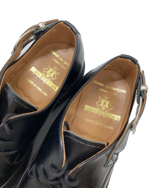 COMME des GARCONS HOMME PLUS（コムデギャルソンオムプリュス）COMME des GARCONS HOMME PLUS (コムデギャルソンオムプリュス) GEORGE COX (ジョージコックス) サイドストラップクリーパーソールシューズ ブラック サイズ:6の古着・服飾アイテム