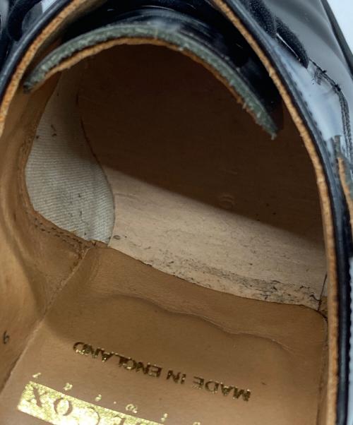 COMME des GARCONS HOMME PLUS（コムデギャルソンオムプリュス）COMME des GARCONS HOMME PLUS (コムデギャルソンオムプリュス) GEORGE COX (ジョージコックス) サイドストラップクリーパーソールシューズ ブラック サイズ:6の古着・服飾アイテム